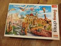 Puzzle funny cities Rome rzym trefl 1000