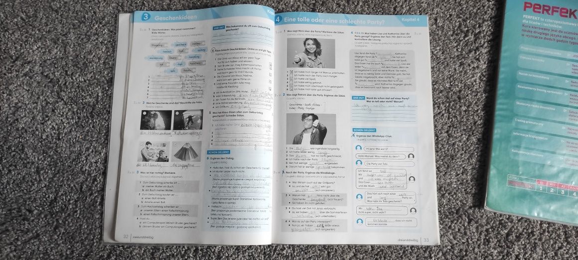 Podręcznik Ćwiczenia Perfekt 3 Pearson język niemiecki 3 klasa liceum