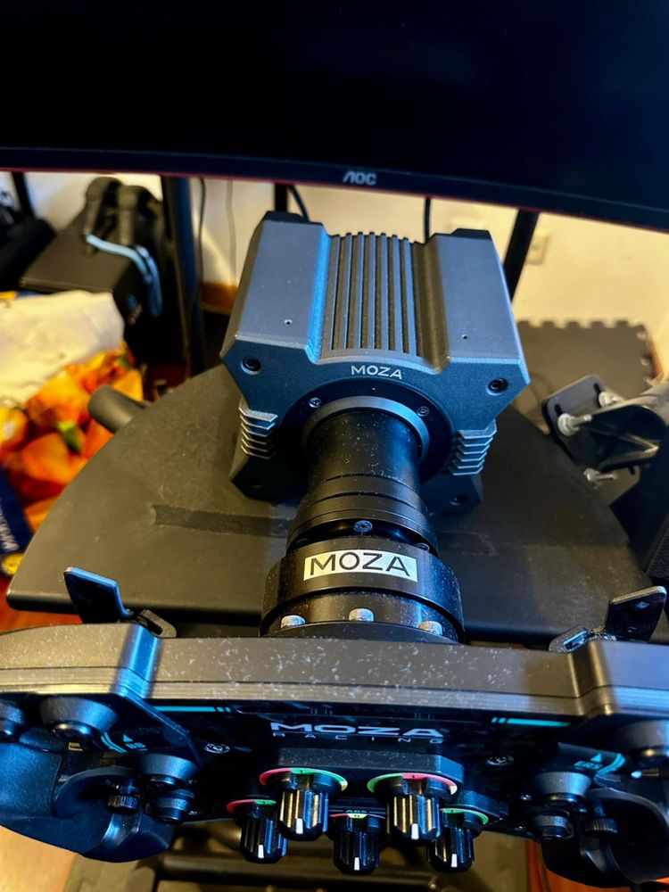 Conjunto de simracing com VR