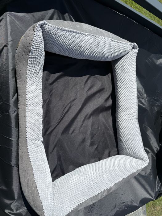 Legowisko dla psa szare duże