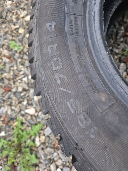 Opony zimowe 185/70 r14 m+s jak nowe komplet 4szt