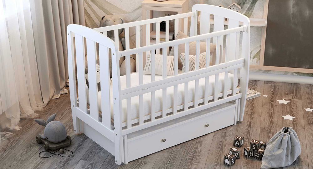 Ліжко для Немовлят ; Ліжечко Букове ! Кроватка для новонароджених.