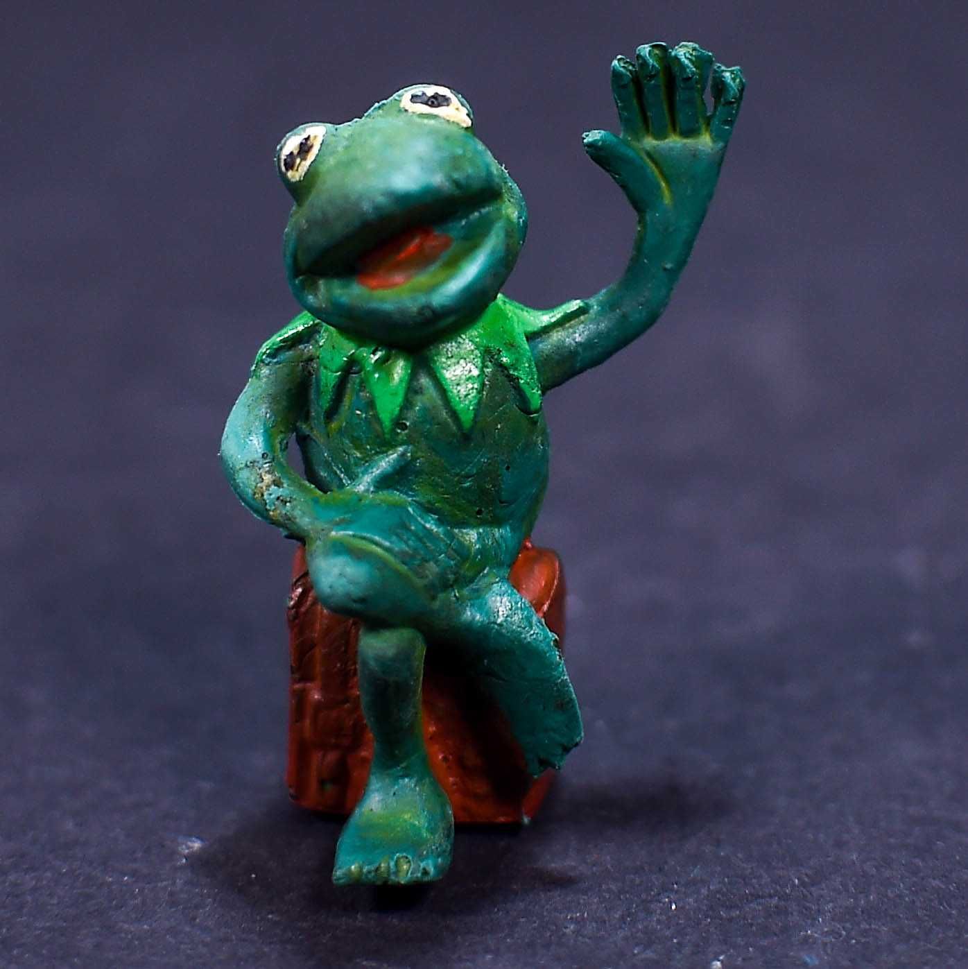 Figurka # PRL Gumowa Muppet Show Kermit