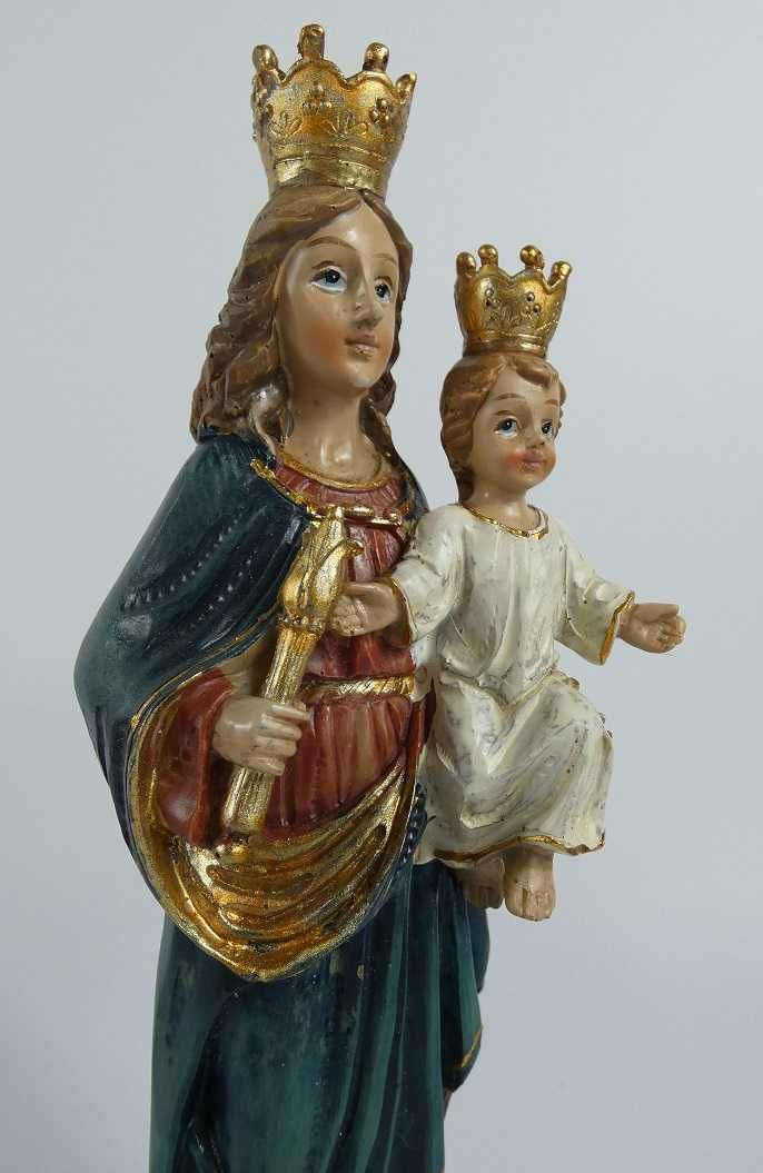 Figura Maryja Królowa z Dzieciątkiem JEZUS 22cm