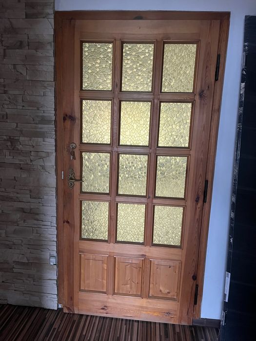 Drzwi z ościeżnicą, kilka sztuk 100x203cm, PRL