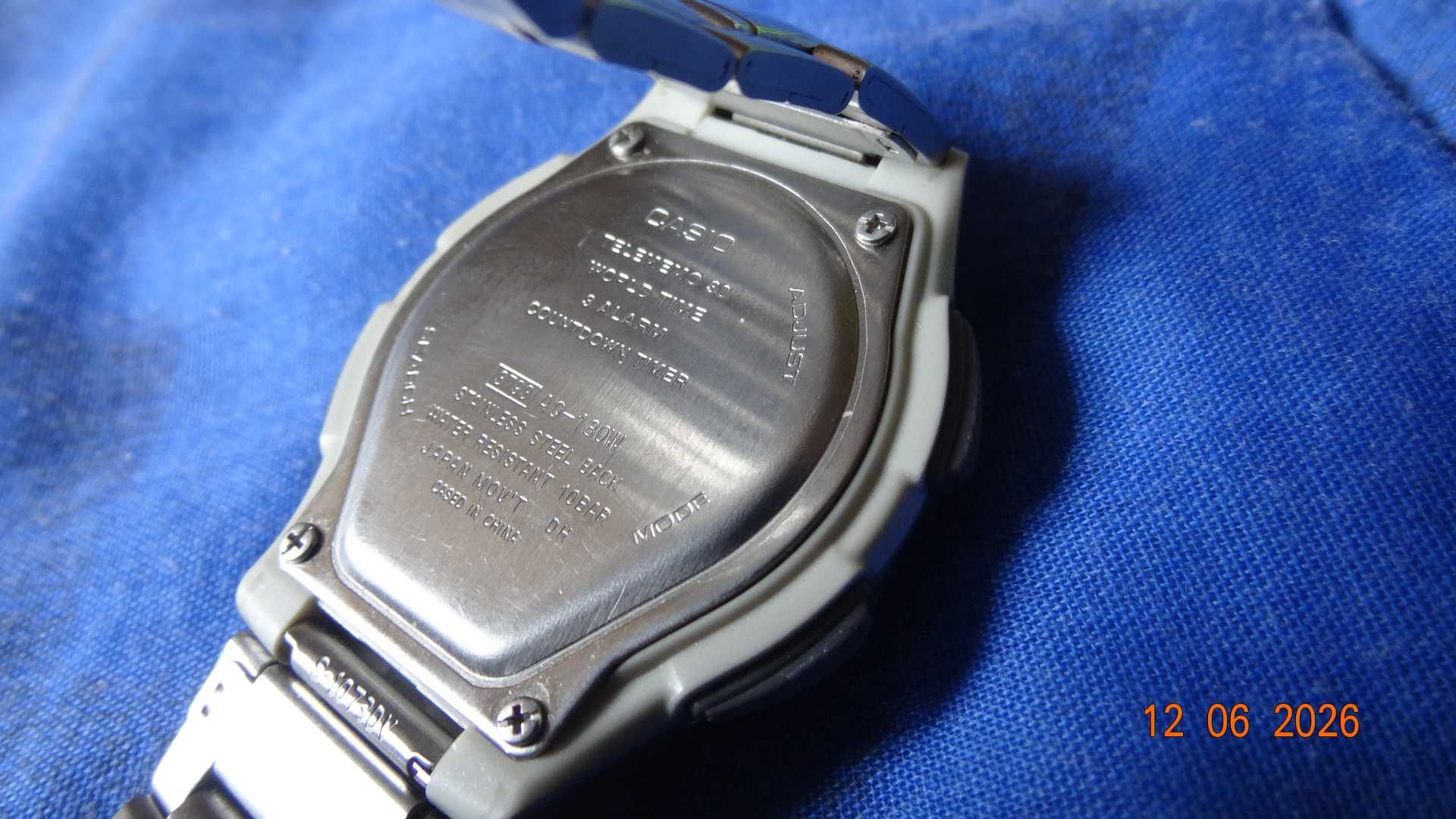 Zegarek CASIO Illuminator AQ-180W(3793) TELEMEMO-30