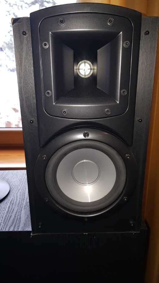 Zestaw kina domowego 5.1  ONKYO + kolumny i sub Klipsch + kable 50 mb