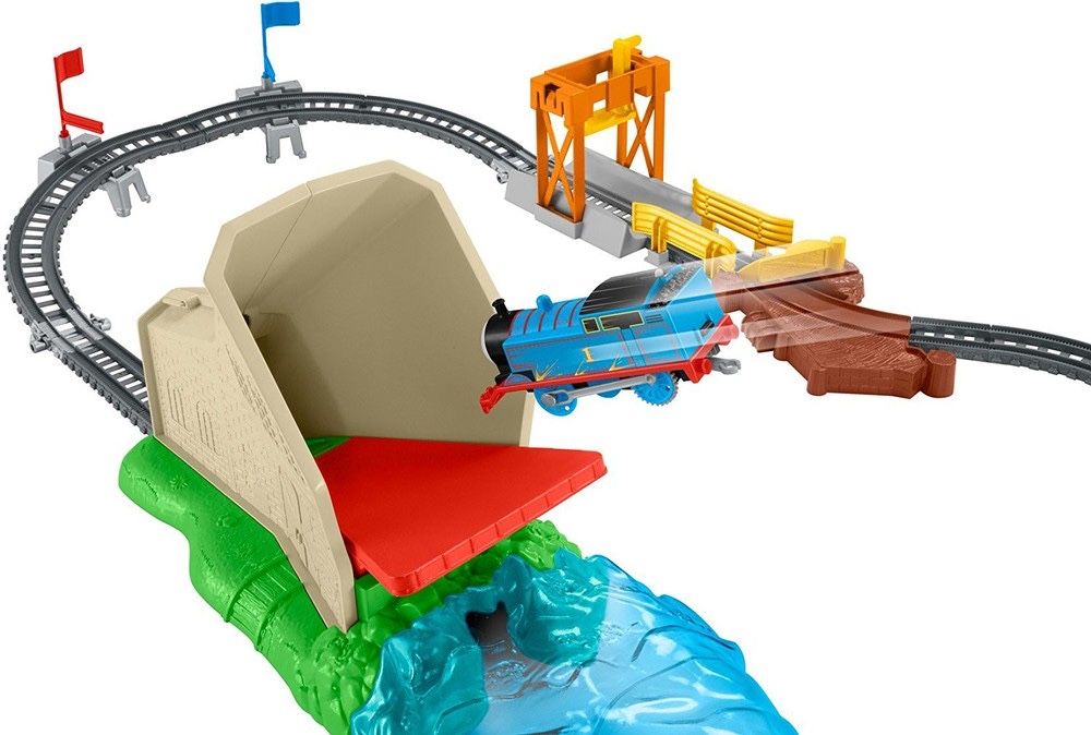 Fisher price залізнична дорога Thomas cтрибок з мосту trackmaster