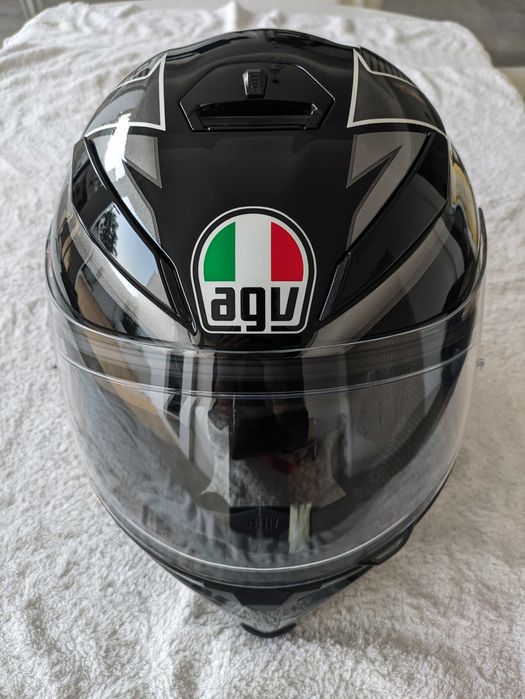 Vendo Capacete AGV K3 SV-S T-XL - c/ Intercomunicador - Como Novo