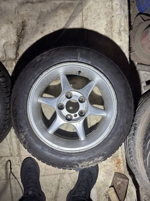 Продам диски FOMB 5/120 с резиной 205/55/16 на бмв
