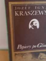 Papiery po Glince- I. Kraszewski- wyprzedaż biblioteki domowej