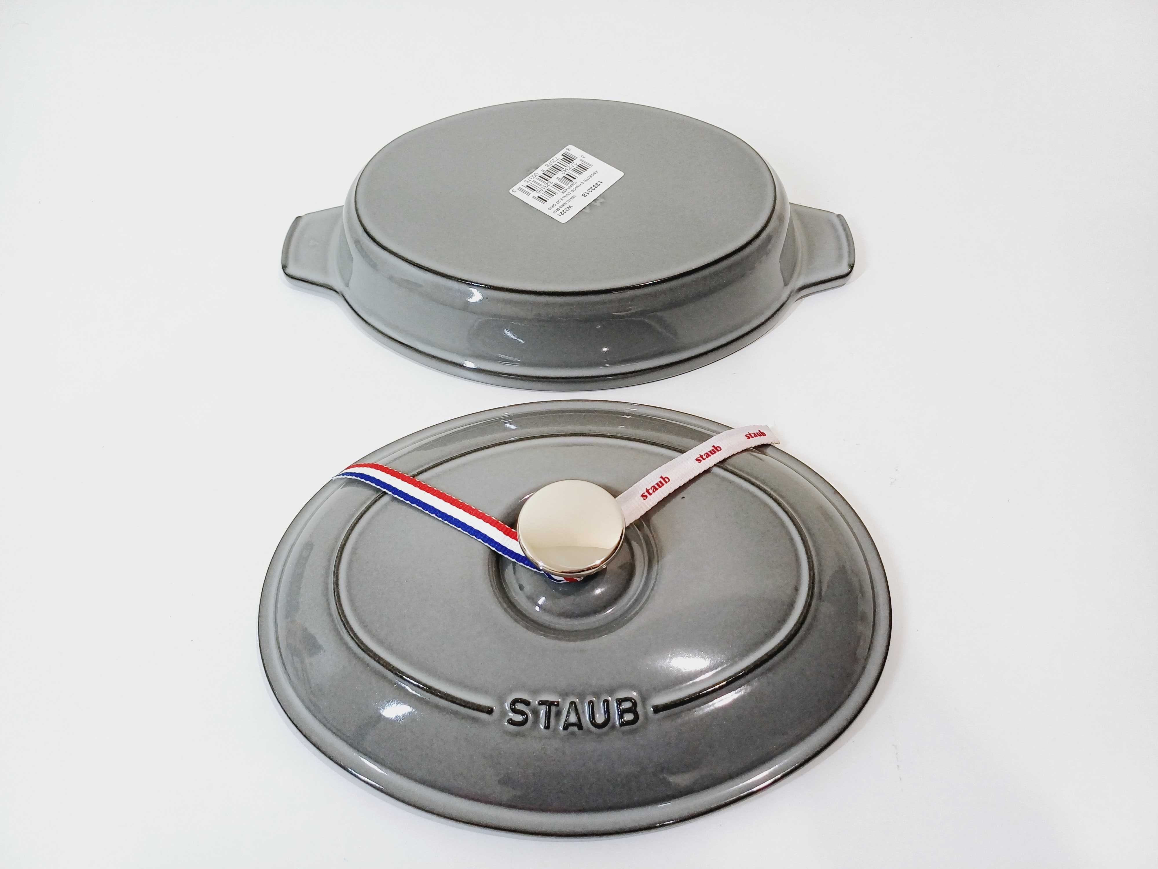 Garnek tradycyjny Staub Cocotte 1 l żeliwny szary