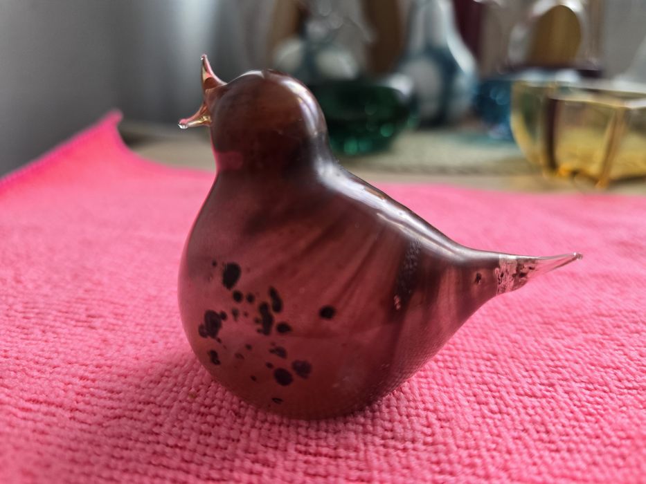 Ptaszek Szklany Lauscha lata 30ste