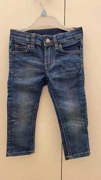 Spodnie jeansowe rurki 86 hm