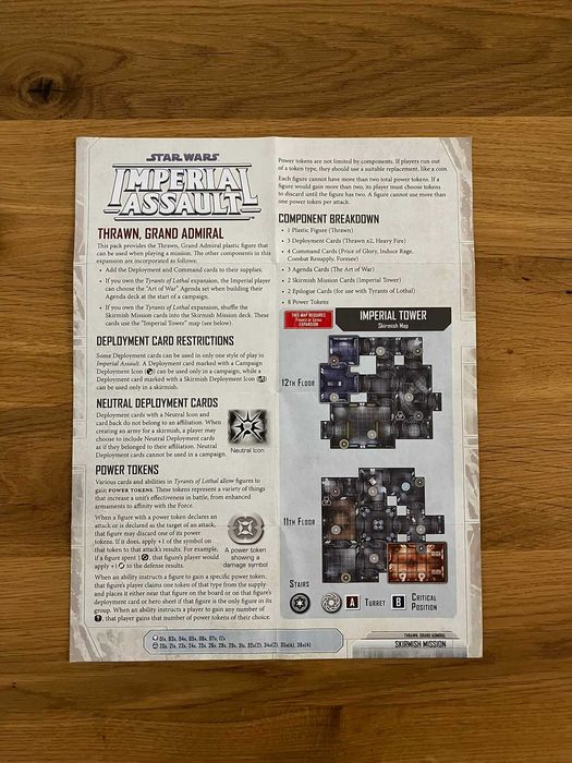 Imperial Assault - Dodatek: Thrawn, Grand Admiral [ENG]