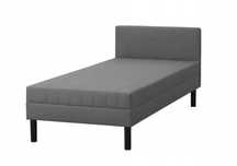 IKEA SVELGEN Łóżko pojedyncze 90x200 Szare (4 szt. dostępne)