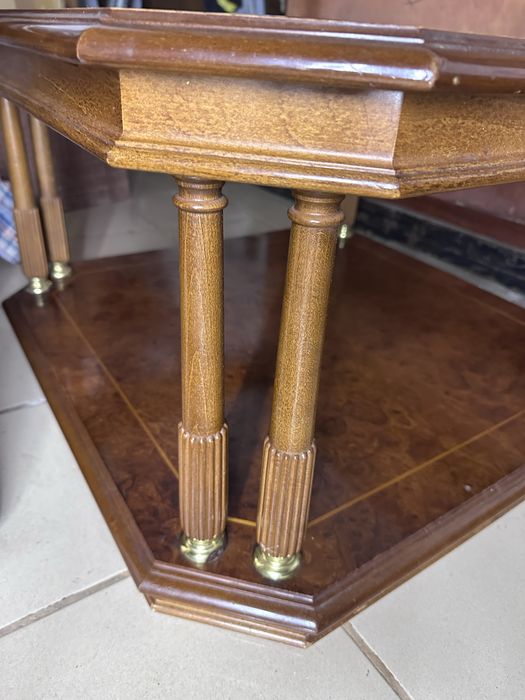 Mesa centro bidro mogno