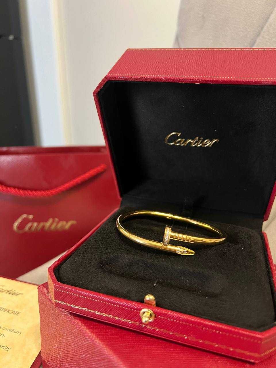 Bransoletka Cartier Juste Un Clou – Żółte Złoto z Diamentami, 17