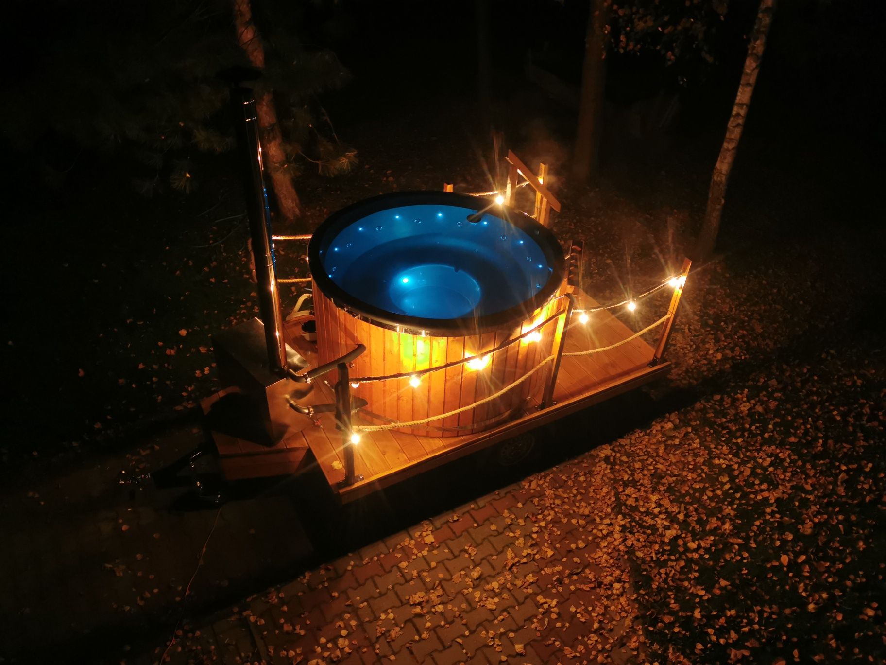 Mobilna balia na wynajem/jacuzzi na przyczepce