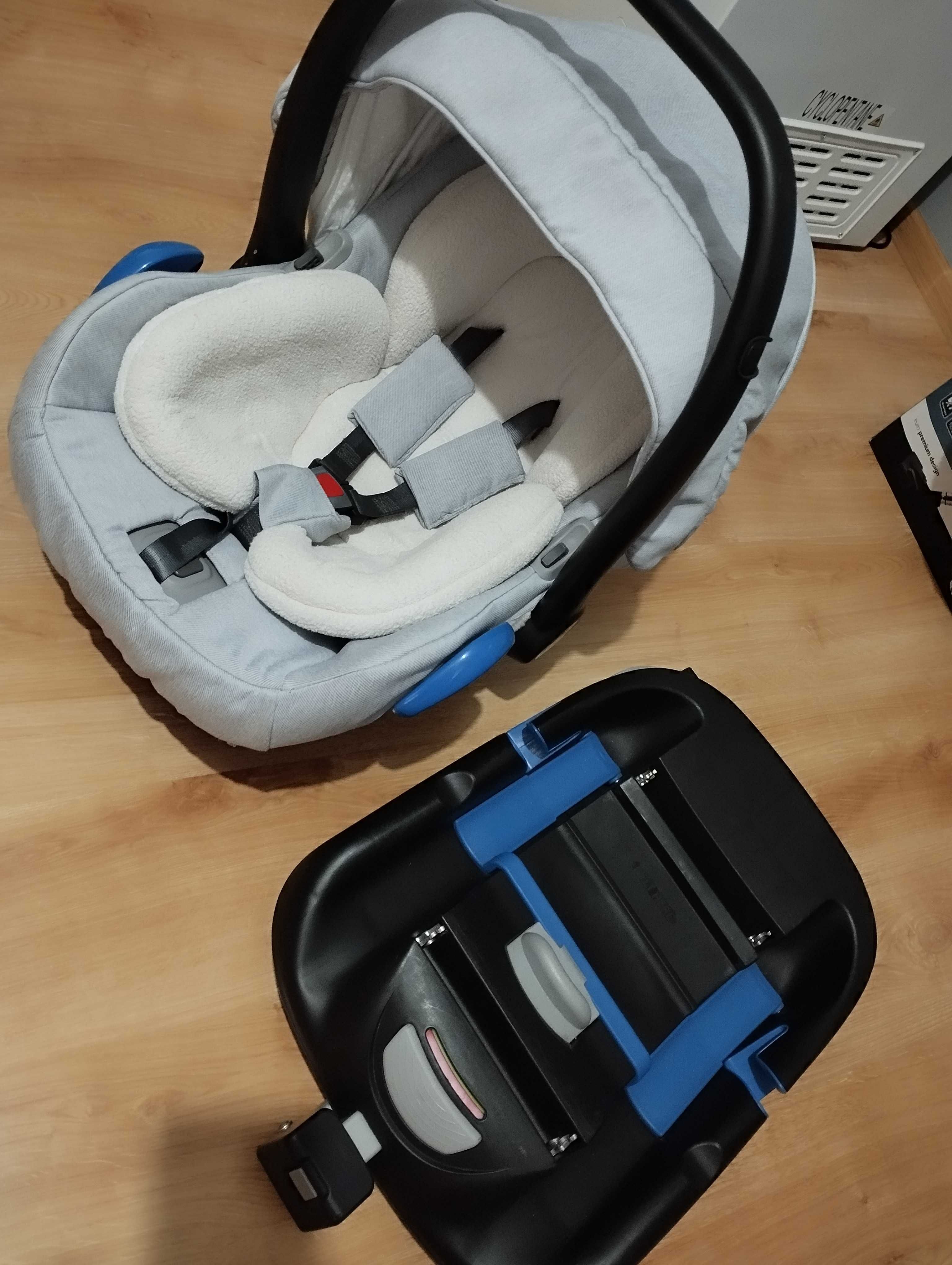 Wózek 3w1 Adamex+baza isofix