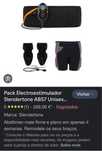 Eletroestimulador anca e abdoman