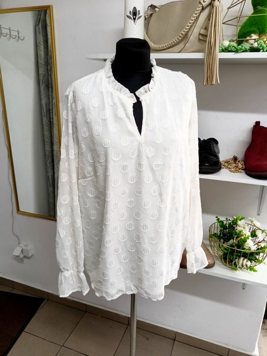Moodo elegancka bluzka biała 44