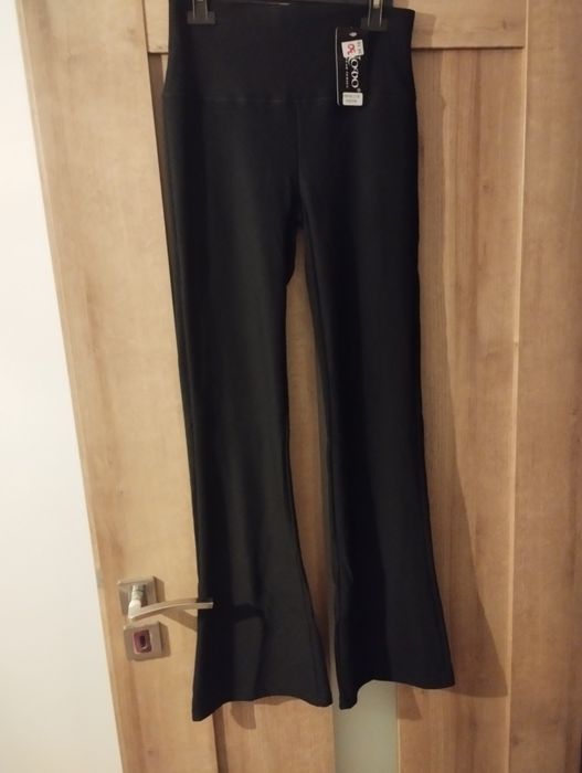 Spodnie dzwony  ocieplane