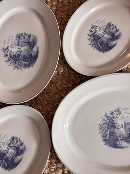 Vintage 4 travessas Vista alegre