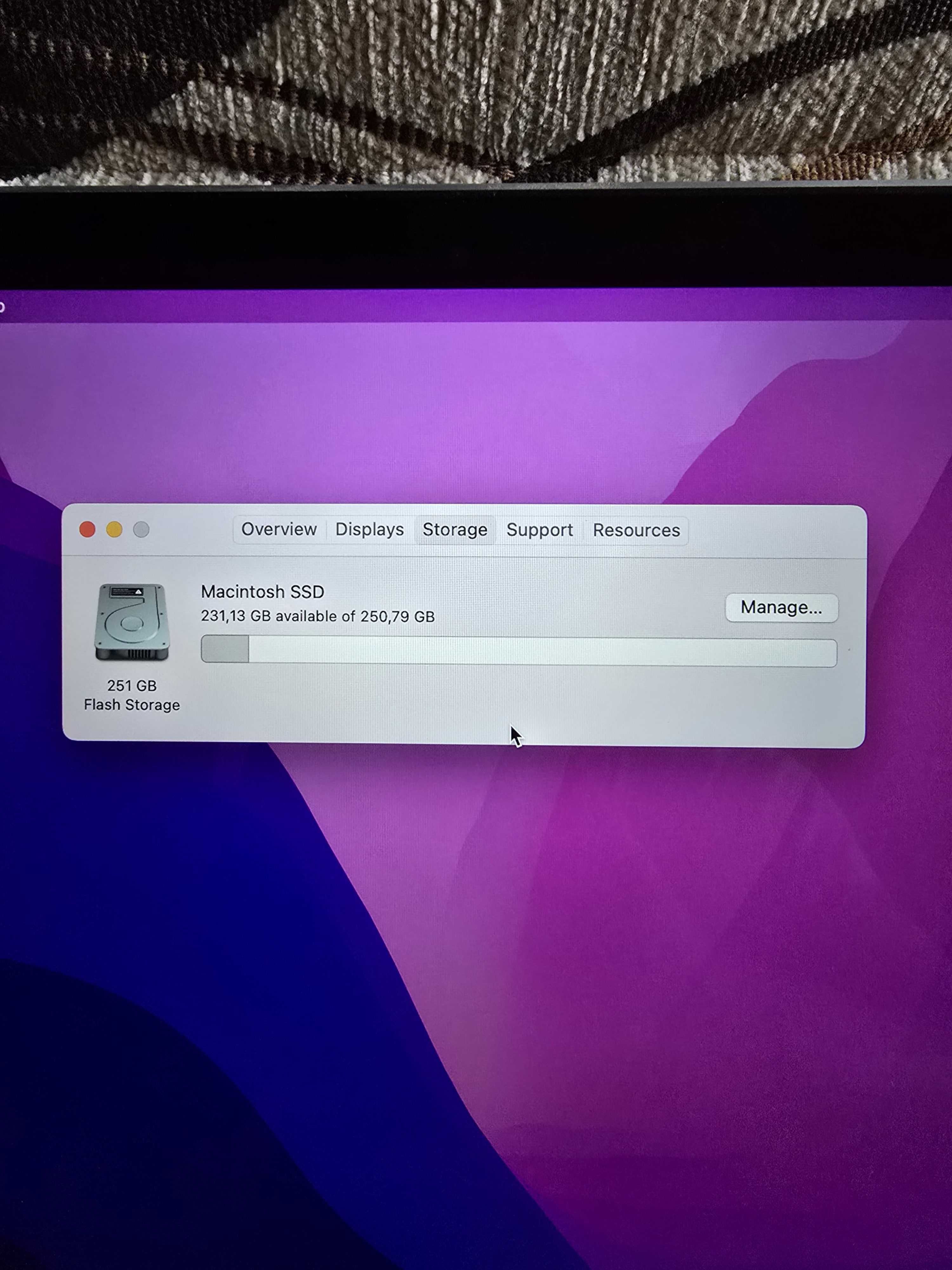 Laptop Apple MacBook Pro 15" 2015 i7 16GB / 256 GB Etui BDB