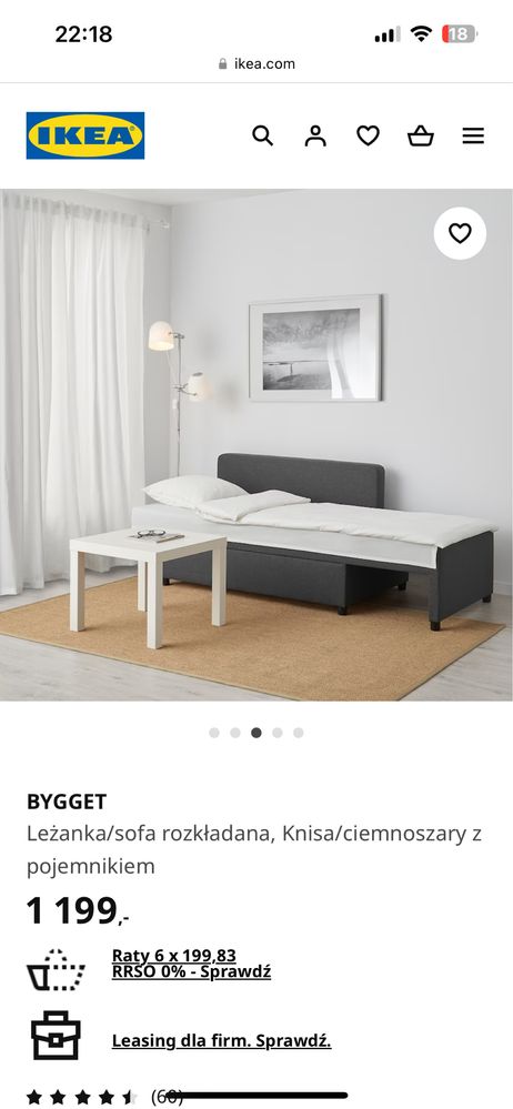 Sofa rozkładana IKEA