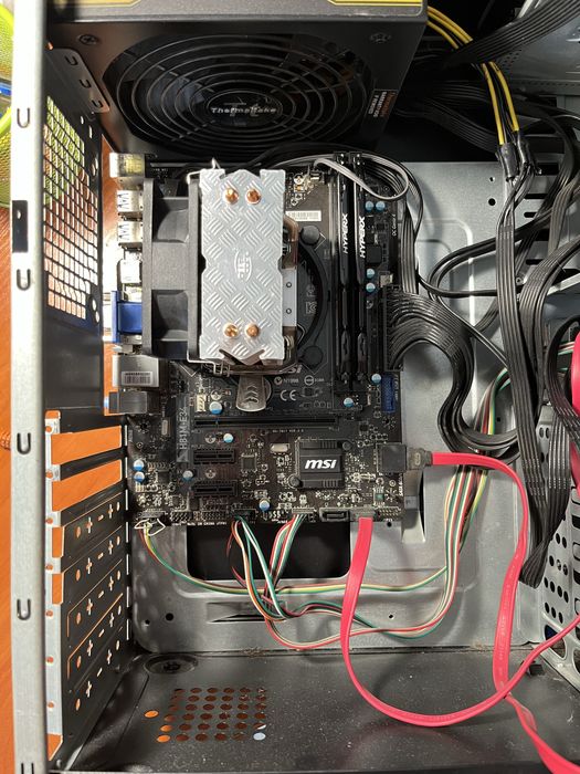 Комплект Материнка MSI H81M-E34 + Intel i5-4460 +16гб