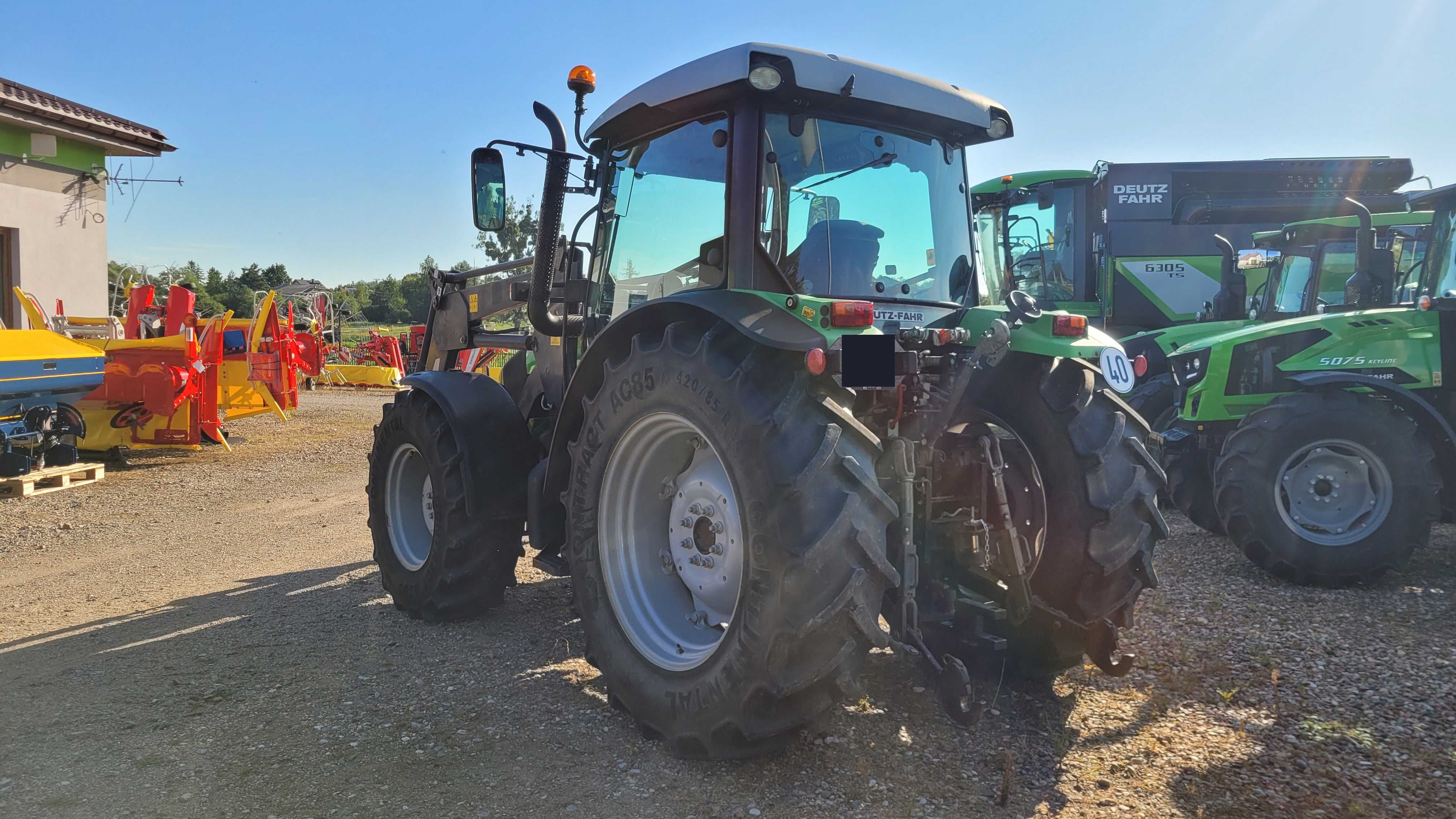 Ciągnik rolniczy Deutz-Fahr Agrofarm 410 z ładowaczem, 1 właściciel!