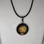 N141 Naszyjnik Wodnik Znak Zodiaku Handmade