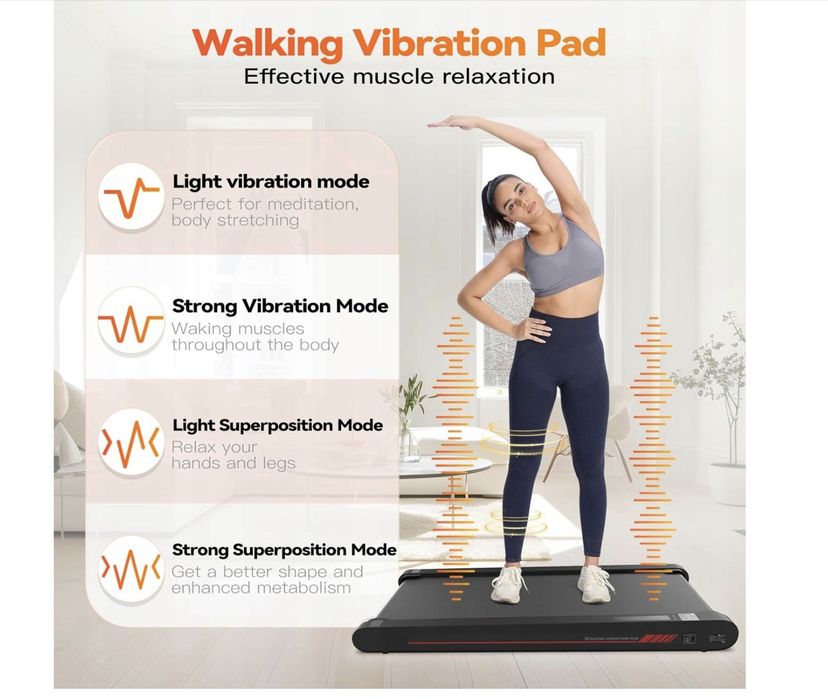 Sperax Walking Vibration Pad 3w1 bieżnia i platforma wibracyjna