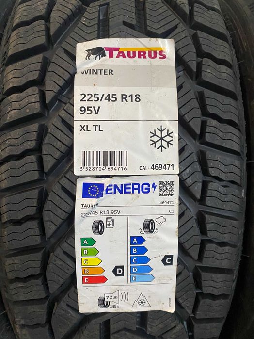 4x 225/45 R.18 95V XL Taurus Winter Kormoran Snow 2024 opony zimowe