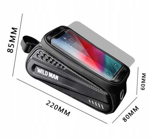 NOWA torba rowerowa Sakwa na rower do roweru 1L na telefon wodoodporna