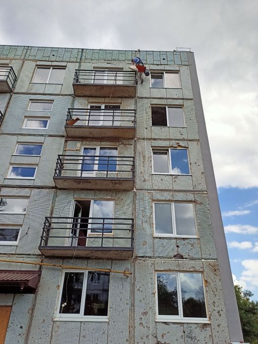 Утепление фасадов ремонт реставрация панельных швов пром альпинисты