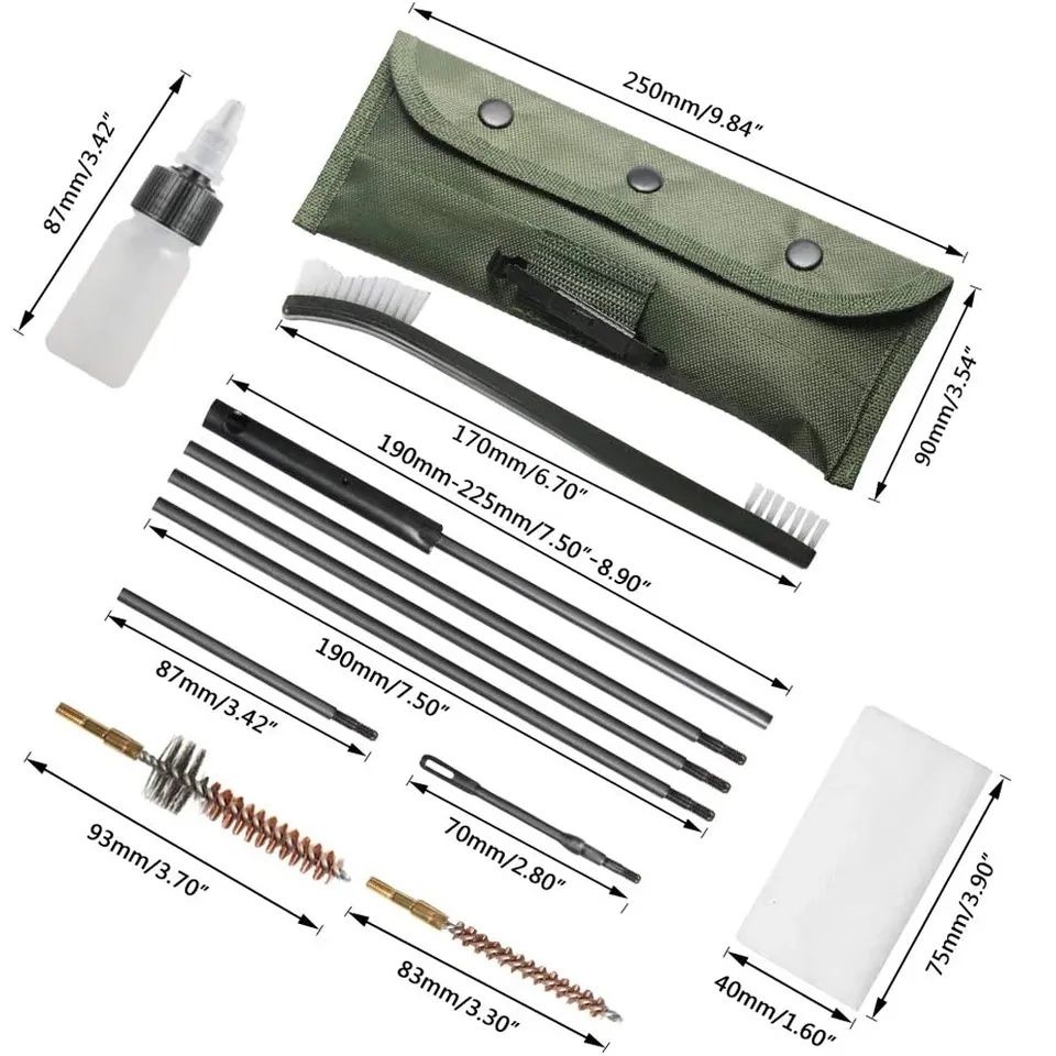 Набор для чистки АR15 М16 М4
И4, Набор