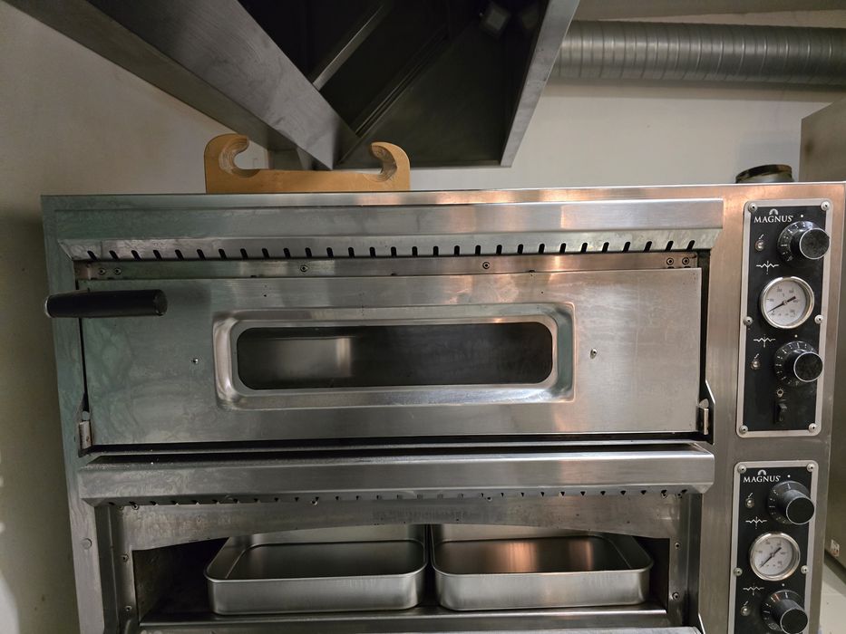 Forno pizza magnus 2 cameras cozedura