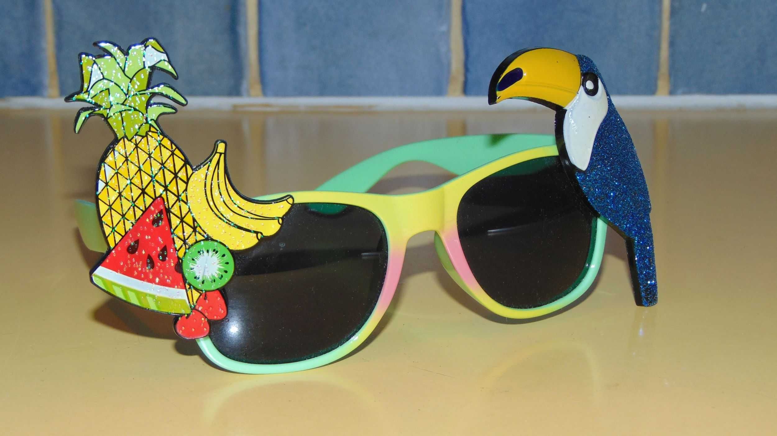 Imprezowe Okulary przeciwsłoneczne hawaje na plażę