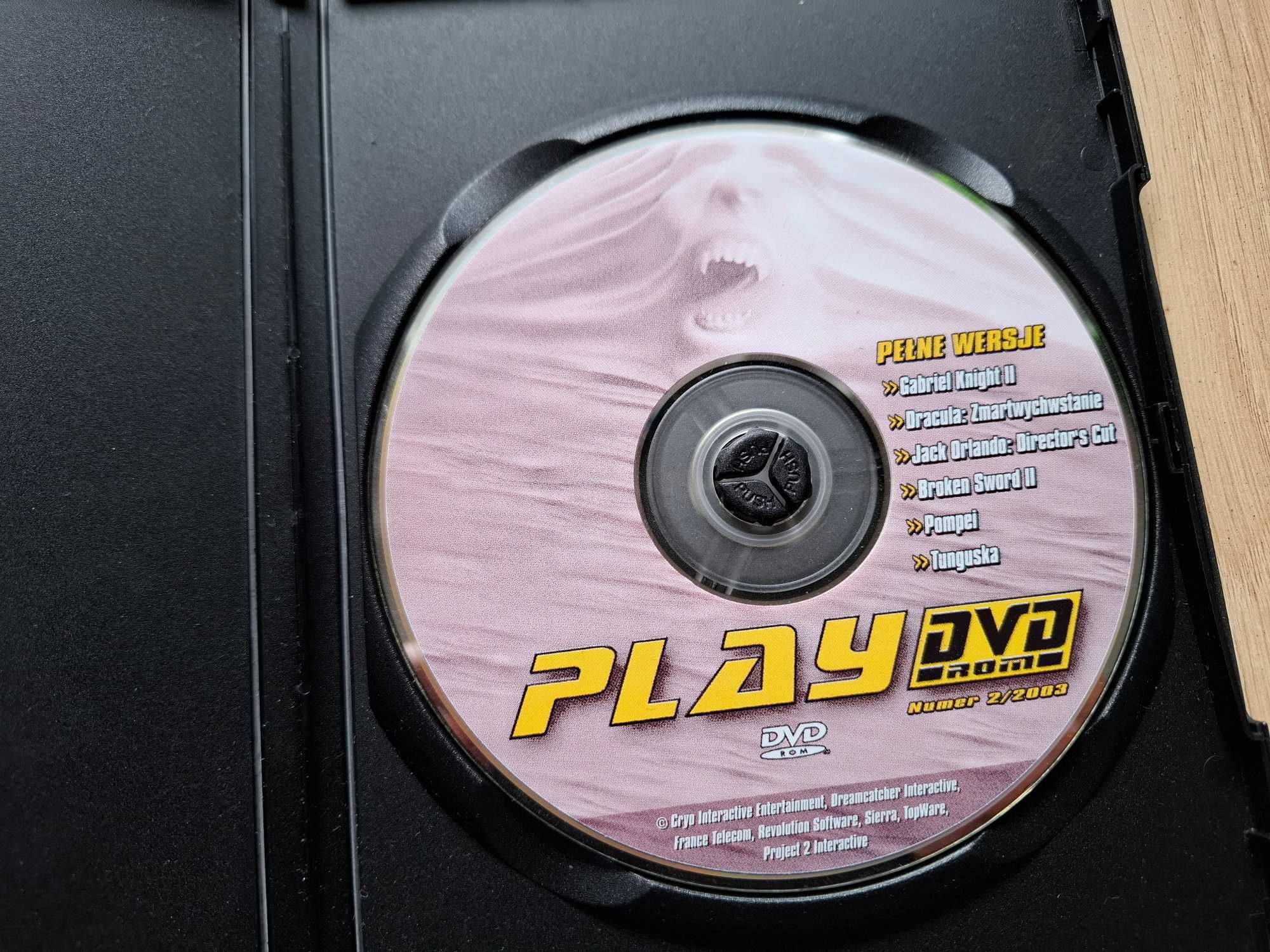 Jack Orlando, Dracula , Broken Sword 2, Play 2/2003 PC PL