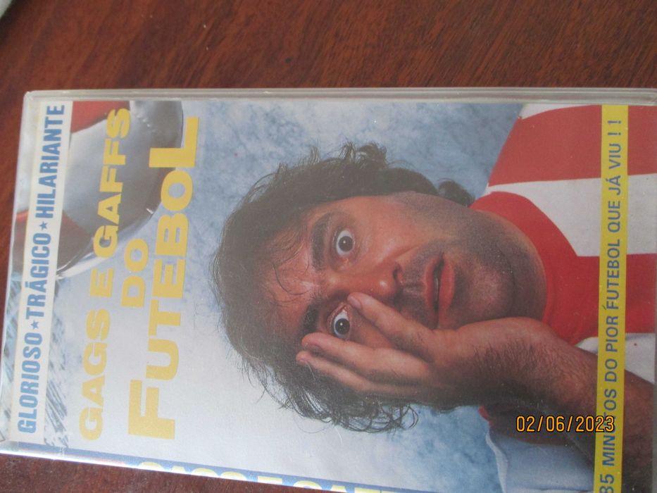 6 vhs antigas sobre futebol