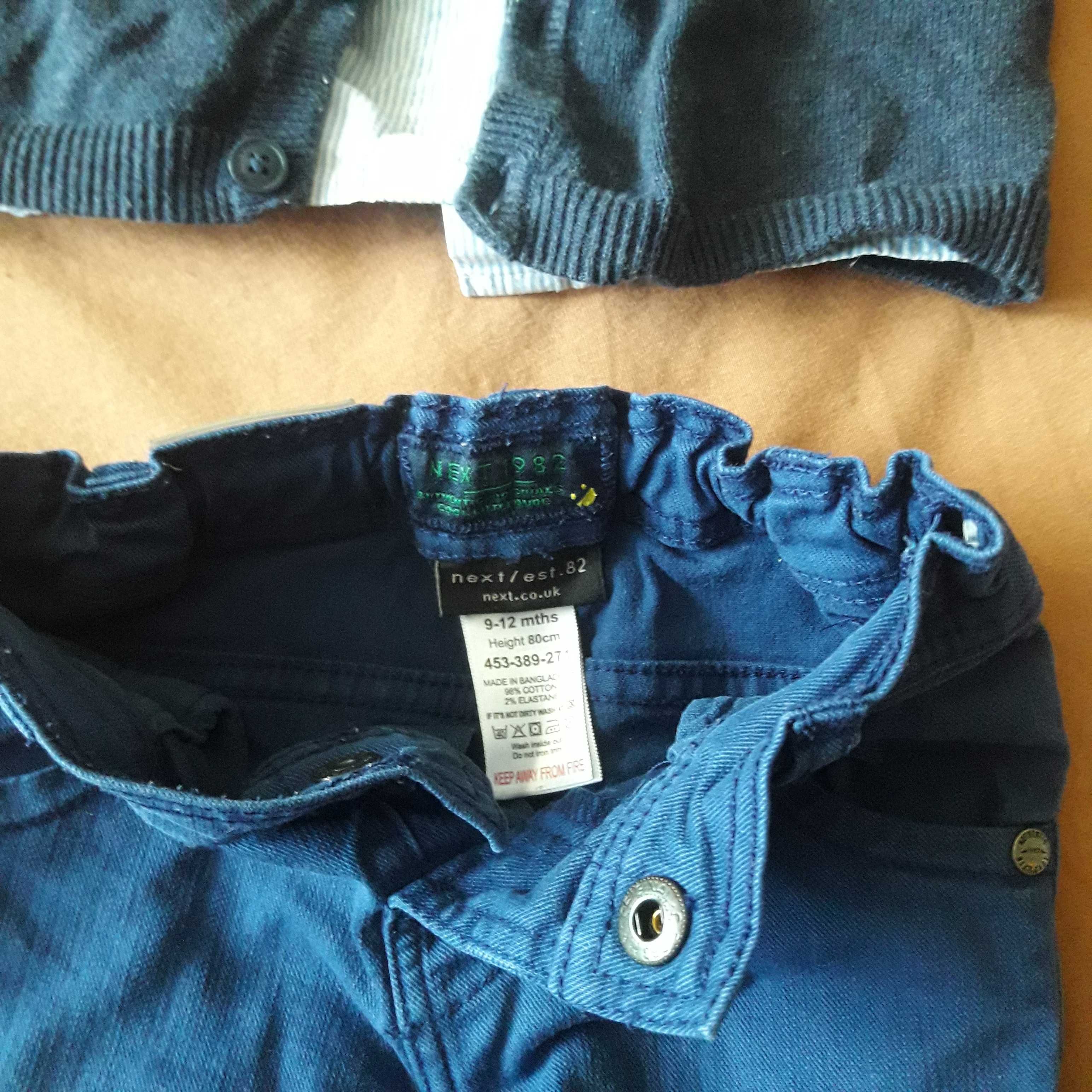 Zestaw ubranek dla chłopca 80-86, markowe, Next, benetton, h&m i.in