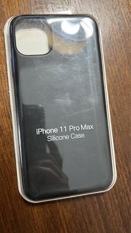 Capa Apple iPhone 11 Pro Max Preta Silicone Usada