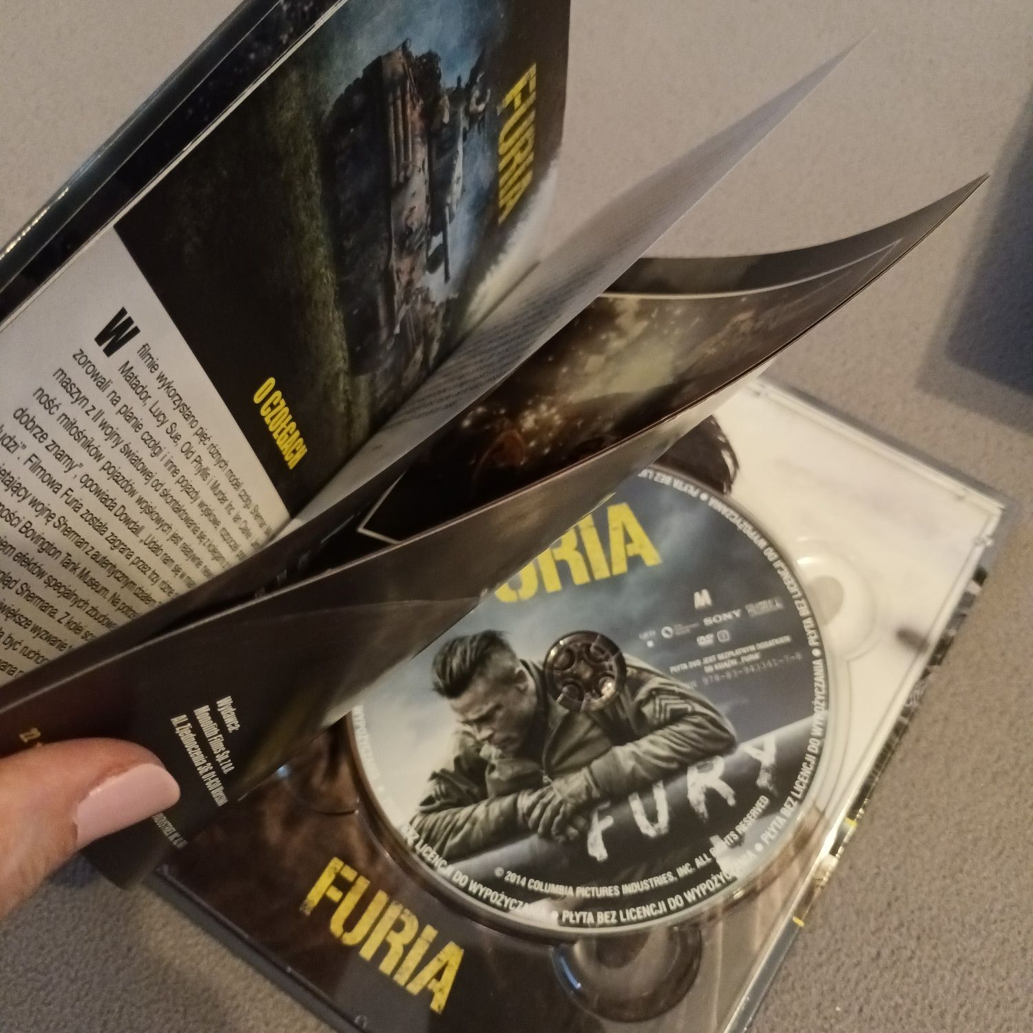 Film DVD / Furia / Brad Pitt