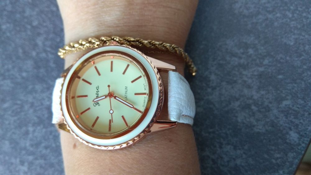 Zegarek Geneva biały