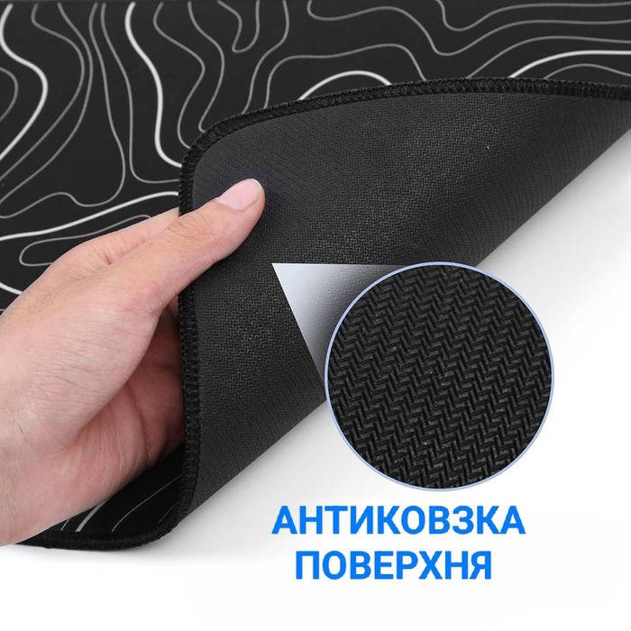 Ігровий килимок для миші з нековзною гумовою основою  / игровой коврик