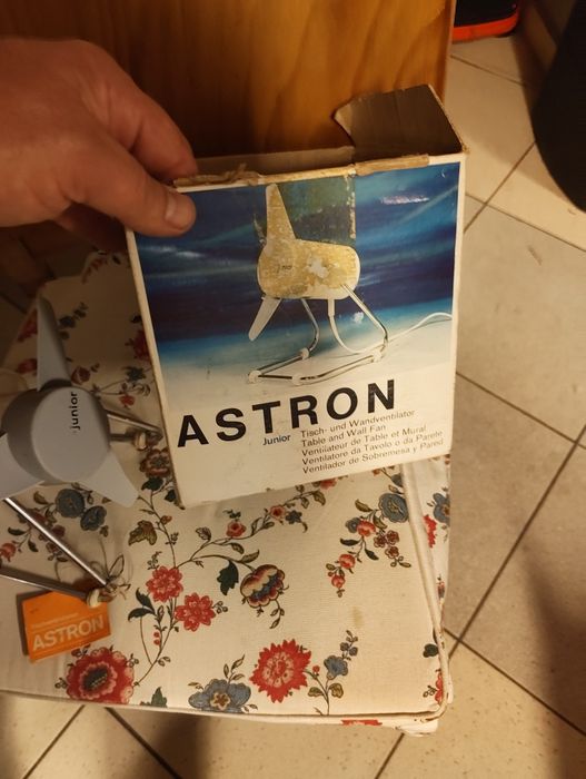 Stary wentylator stołowy 70te lata.