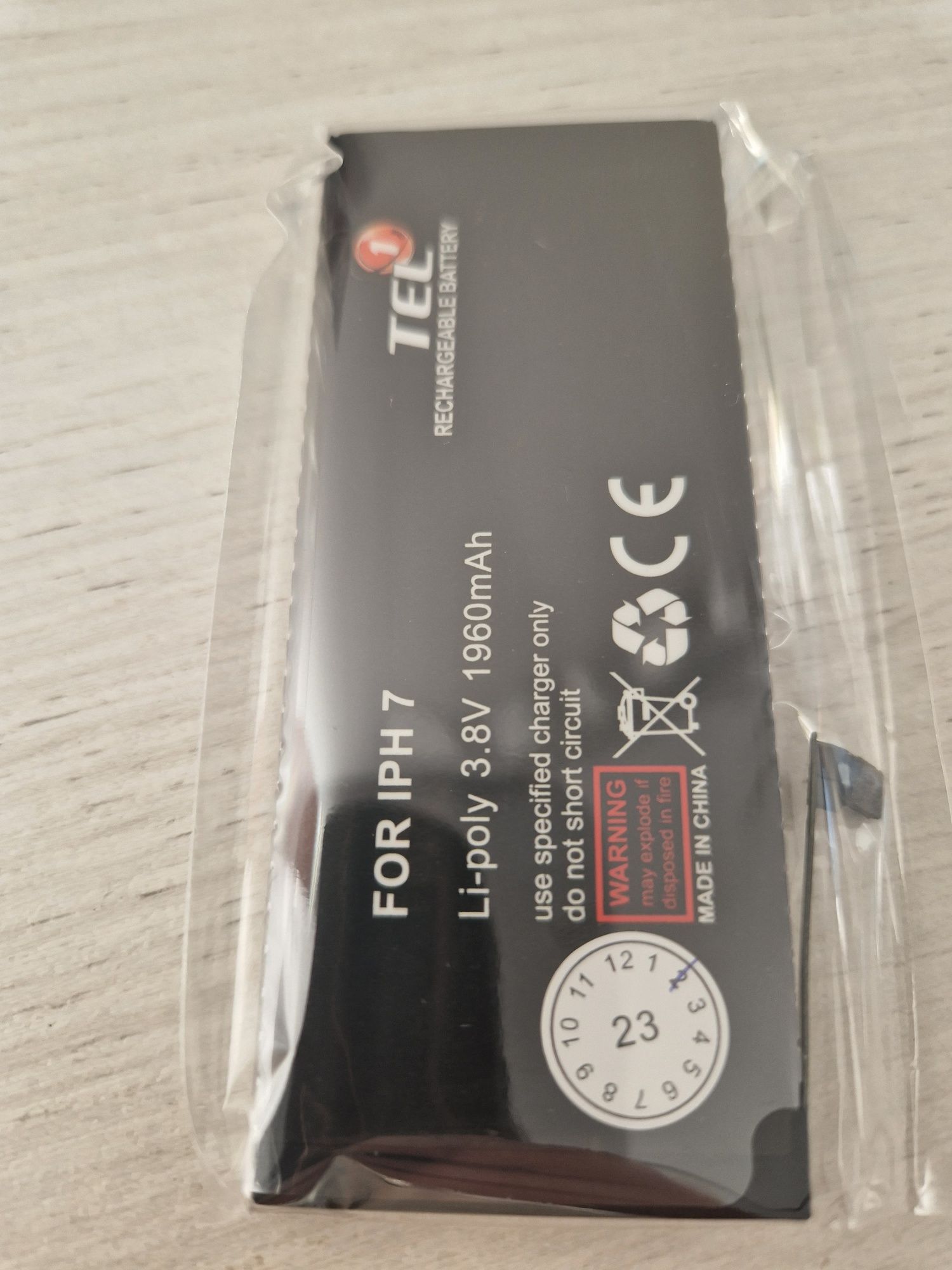 Bateria Tel1 do Iphone 7 1960mAh Li-poly