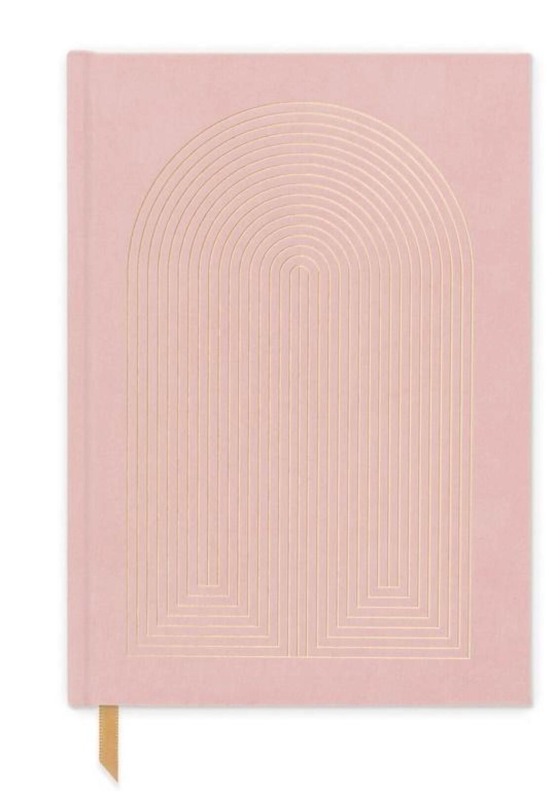 Notatnik A5/160K Suede Dusty Pink Designworks Ink twarda,148x211 mm